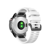 Kiinteä Garmin QuickFit 22mm Ranneke Silikoniranneke Valkoinen