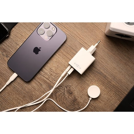 Fixed Laddare Dubbel Port 45W USB-C PD & USB-A