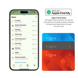 Fixed Tag Card Smart Tracker iPhone Musta