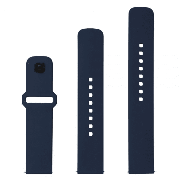 Kiinteä Samsung Galaxy Watch 22mm Ranneke Silikoni Urheilullinen Hihna Sininen