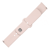 Fixed Samsung Galaxy Watch 22mm Ranneke Silikoninen Urheiluranneke Vaaleanpunainen