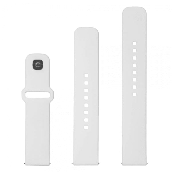 Kiinteä Samsung Galaxy Watch 22mm Ranneke Silikoni Sporty Hihna Valkoinen