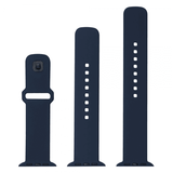Kiinteä Apple Watch 44/45/46mm ranneke silikoni urheilullinen ranneke sininen