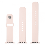 Fixed Apple Watch 44/45/46mm ranneke silikoni Sporty Strap Rosa