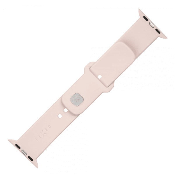 Kiinteä Apple Watch 38/40/41/42mm ranneke silikoni urheiluhihna Rosa