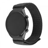Kiinteä Samsung Galaxy Watch 20mm Ranneke Nylon Sporty Strap Harmaa