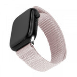 Fixed Apple Watch 44/45/46mm ranneke Nylon Sporty Strap Ruusu