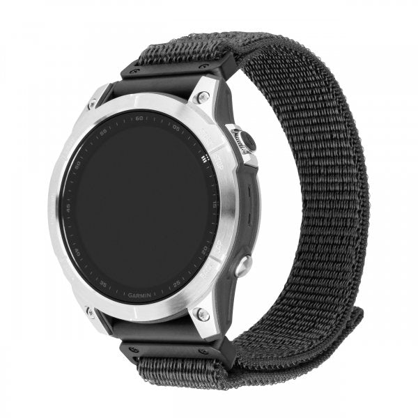Kiinteä Garmin QuickFit 22mm Ranneke Nylonhihna Harmaa