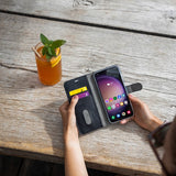 Kiinteä Samsung Galaxy A55 Kotelo Opus Book Musta