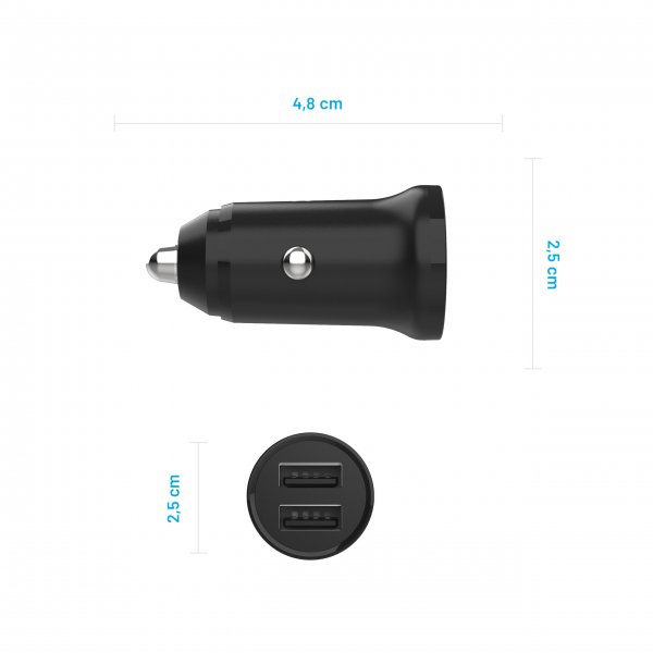 Fixed Mini Autolaturi 2xUSB-A 15W