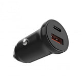Kiinteä autolaturi USB-C/USB-A 20W