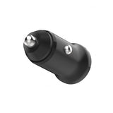 Kiinteä Mini Autolaturi USB-C-kaapelilla 1m 15W Musta