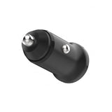Kiinteä autolaturi USB-C-kaapelilla 1m 20W PD Musta