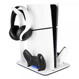 Kiinteä monitoiminen PS5 Slim -jäähdytys-/latausasema