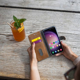 Samsung Galaxy A55 Suojakotelo Opus Book Ruskea