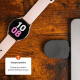 Kiinteä laturi Samsung Galaxy Watch USB-C Musta