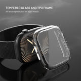 Kiinteä Apple Watch 42mm (Series 10) PURE Kuori integroidulla näytönsuojalla