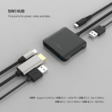 Fixed Quadri USB-C Hub 5in1