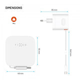 Kiinteä GaN65-laturi, jossa ulosvedettävä USB-C-kaapeli 65 W