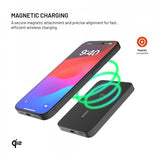 Fixed MagSafe Powerbank MagZen 5 Crystal Qi2 Musta