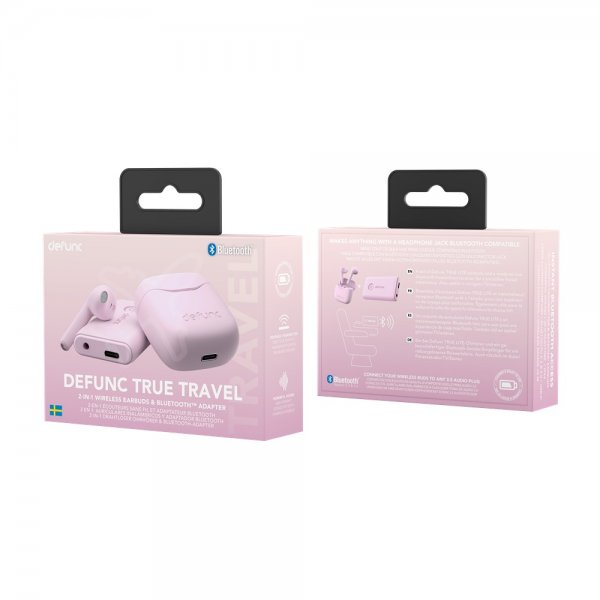 Defunc Langattomat Kuulokkeet True Travel Pink