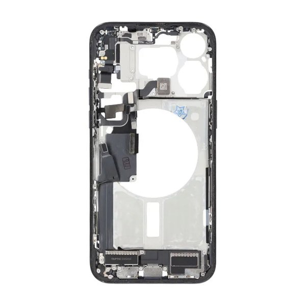 Välipaneeli pienosilla iPhone 15 Pro Max -puhelimeen - Sininen titaani OEM