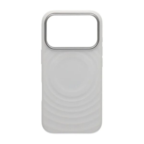iPhone 17 Pro Silikonkuori MagSafe Valkoinen