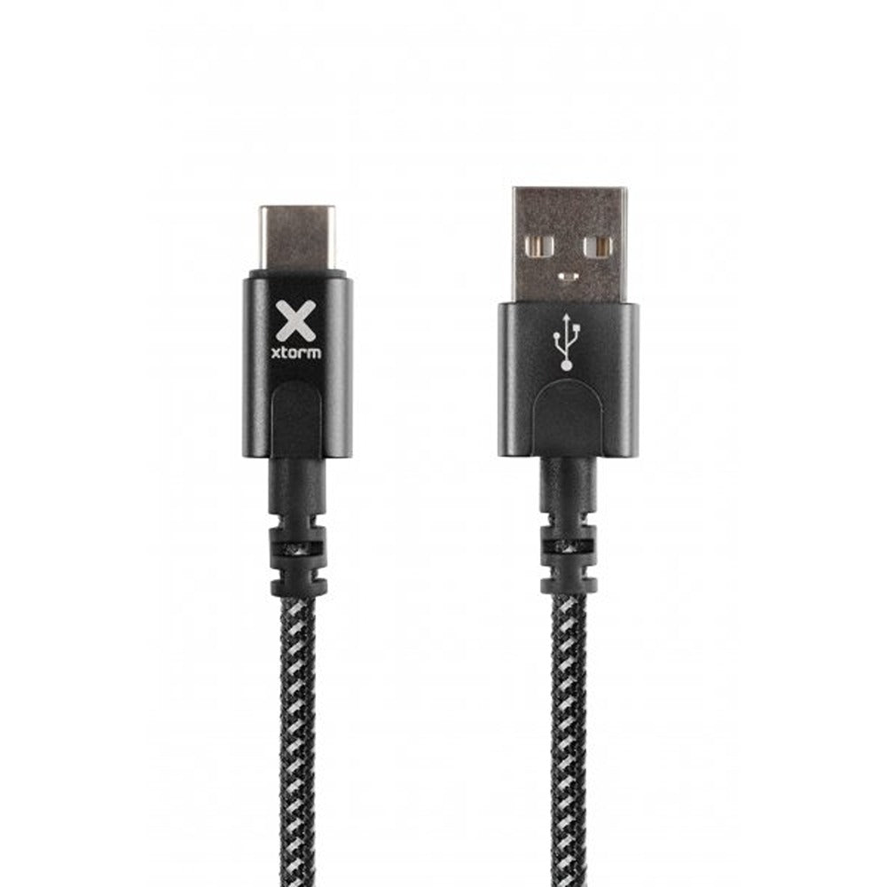 Xtorm Original USB-A–USB-C-kaapeli 1 m, musta