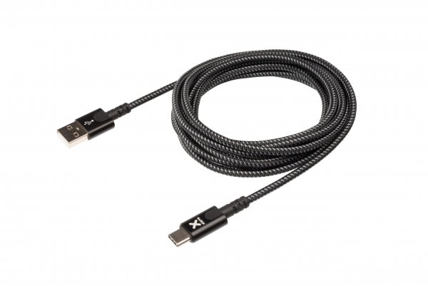 Xtorm Original USB-A–USB-C-kaapeli 3 m Musta