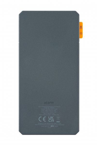 Xtorm Powerbank 20 000 mAh 15 W USB-C & USB-A Harmaa