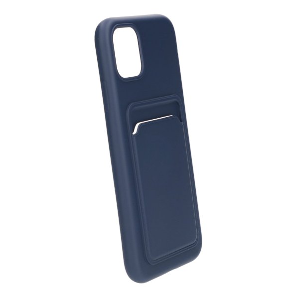 iPhone 11 Suojakuori Korttipidikkeellä Sininen