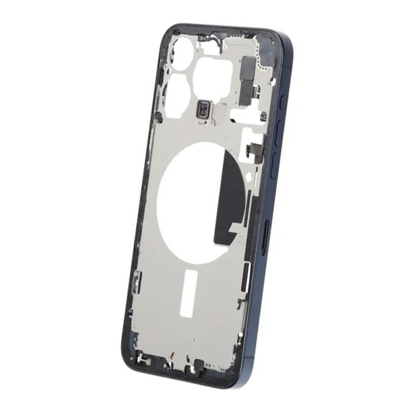 Välipaneeli pienosilla iPhone 15 Pro Max -puhelimeen - Sininen titaani OEM