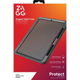 ZAGG iPad Air 11 (M2/M3/M4) Suojakuori Rugged Tablet Case, musta