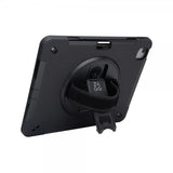 ZAGG iPad Air 13 (M2/M3/M4) Suojakuori Rugged Tablet Case Musta