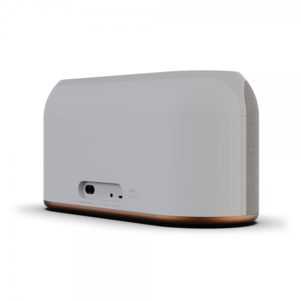 Jays s-Living Three älykäs kaiutin monihuonejärjestelmään WiFi-kaiutin Concrete White
