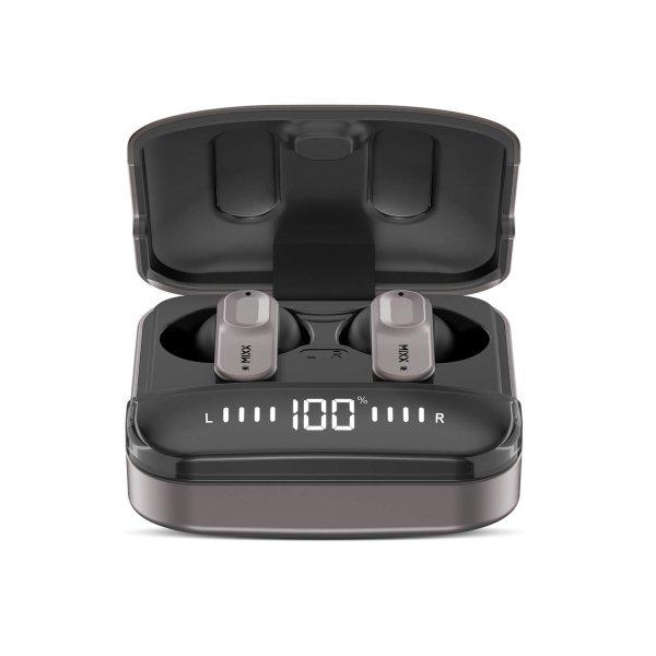 Mixx langattomat StreamBuds Ultra Mini Black Gun Metal -kuulokkeet