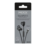 Mixx Langalliset SoundPort USB-C Kuulokkeet, Musta