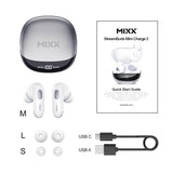 Mixx langattomat kuulokkeet StreamBuds Mini Charge 2 valkoinen