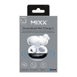 Mixx langattomat kuulokkeet StreamBuds Mini Charge 2 valkoinen