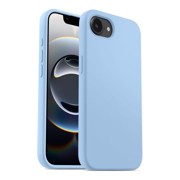 Rvelon iPhone 16e/17e Silikonisuojakuori MagSafella, sininen
