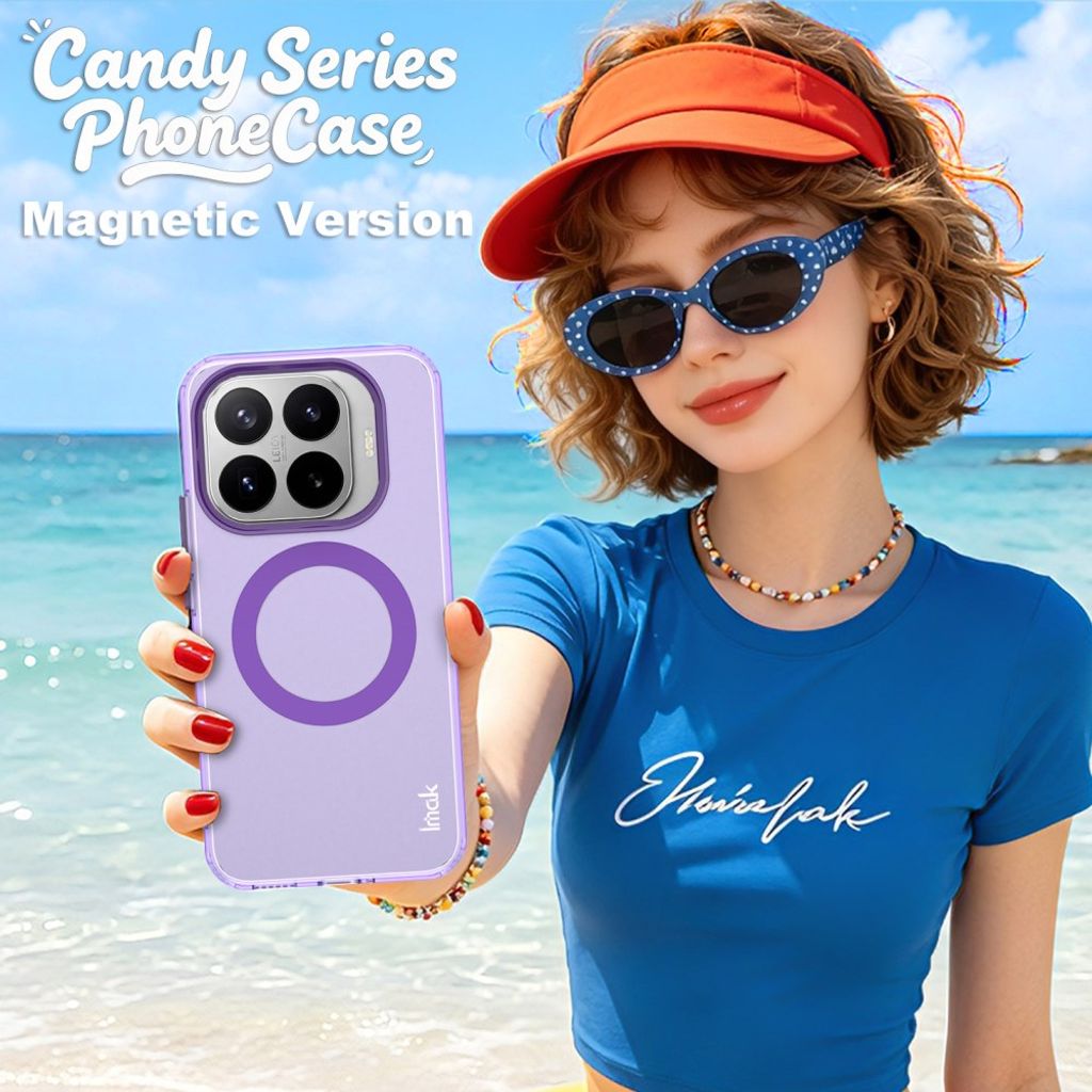 Imak Xiaomi 17T Kuori Candy Color MagSafe Violetti
