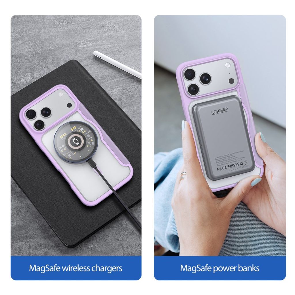 Dux Ducis iPhone 17 Pro Max/iPhone 18 Pro Max Kotelo Skin X Pro Series MagSafe Violetti