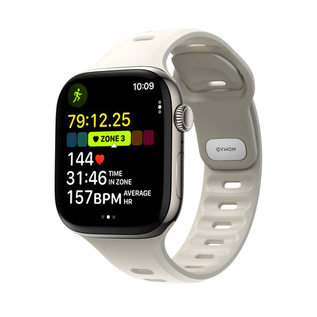 Nomad Apple Watch 44/45/46mm Ranneke Tempo Band Driftwood