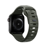 Nomad Apple Watch 38/40/41/42mm ranneke Sport Band Ash Green