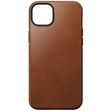 Nomad iPhone 14 Plus -kuori, Modern Leather Case, English Tan