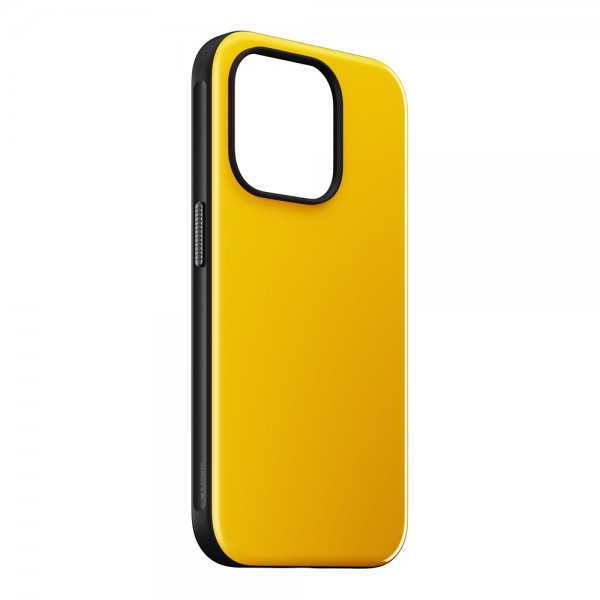 Nomad iPhone 15 Pro -suojakuori, Sport Case Racing Yellow