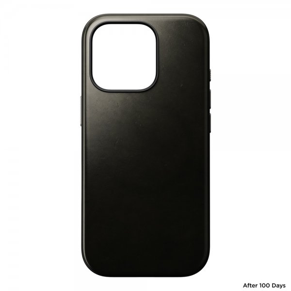 Nomad iPhone 16 Pro Kuori Modern Leather Case Horween Green Chrome