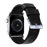 Nomad Apple Watch 44/45/46mm/Apple Watch Ultra ranneke Active Band Pro Silver Hardware Musta