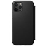 Nomad iPhone 12 Pro Max -suojakotelo Rugged Folio MagSafe, musta