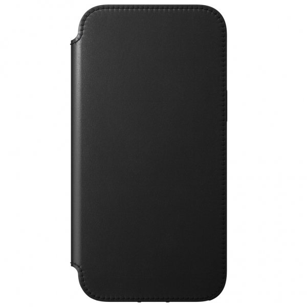 Nomad iPhone 12 Pro Max -suojakotelo Rugged Folio MagSafe, musta